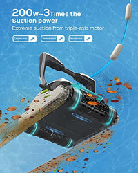 WYBOT Robotic Pool Cleaner, Ultra Strong Suction, Wall Climb Pool Vacuum with Remote Control