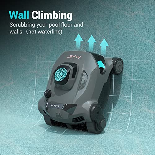(2023 New) AIPER Elite Pro Cordless Robotic Pool Cleaner, Wall-Climbing Automatic Pool Vacuum Cleaner