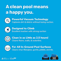 Aqua Products Evo502 Robotic Pool Cleaner, Automatic Vacuum for Inground Pools up to 40ft