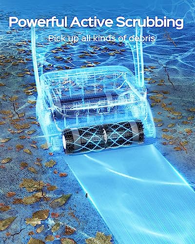 (Eclipsing Wired) WYBOT Cordless Pool Robot Cleaner, 3X Suction Power
